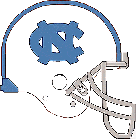 North Carolina Tar Heels 1963-1966 Helmet Logo iron on transfers for fabric